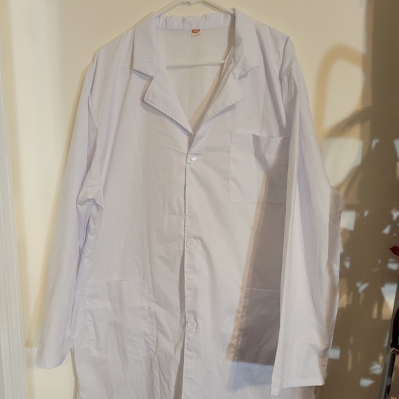 Unisex lab white lab coat XXL - Picture 5 of 10